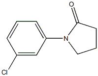 1-(3-Chlorophenyl)-2-pyrrolidone Struktur