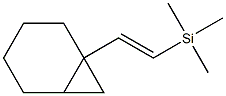 6-[(E)-2-(Trimethylsilyl)ethenyl]bicyclo[4.1.0]heptane Struktur