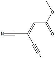 3,3-Dicyanopropenoic acid methyl ester Struktur