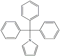 1-(Triphenylmethyl)-1H-pyrrole Struktur