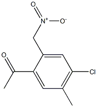 4'-Chloro-5'-methyl-2'-(nitromethyl)acetophenone Struktur