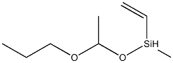 Ethenyl(1-propoxyethoxy)(methyl)silane Struktur