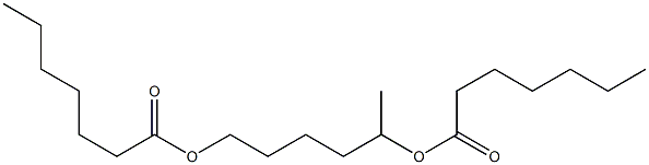 Diheptanoic acid 1,5-hexanediyl ester Struktur