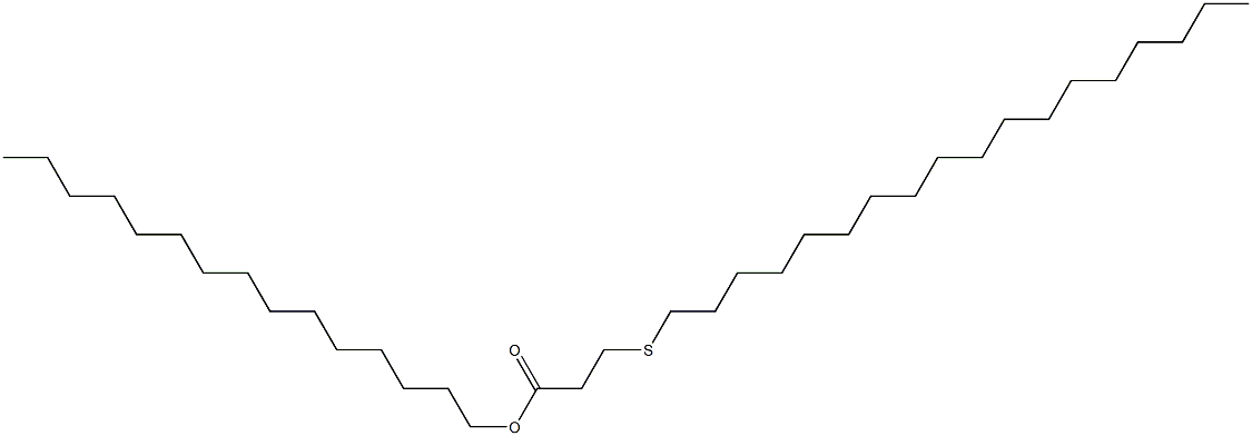 3-(Octadecylthio)propionic acid pentadecyl ester Struktur