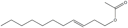 Acetic acid 3-undecenyl ester Struktur