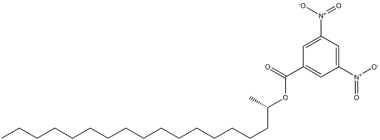 (+)-3,5-Dinitrobenzoic acid (S)-1-methylheptadecyl ester Struktur