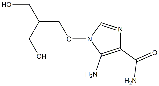 5-Amino-1-[3-hydroxy-2-(hydroxymethyl)propyloxy]-1H-imidazole-4-carboxamide Struktur