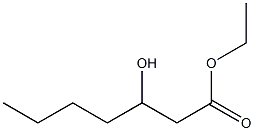 3-Hydroxyheptanoic acid ethyl ester Struktur