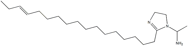 1-(1-Aminoethyl)-2-(14-heptadecenyl)-2-imidazoline Struktur