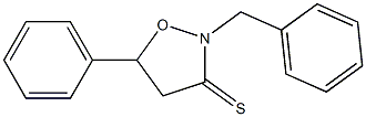 2-(Benzyl)-5-phenylisoxazolidine-3-thione Struktur