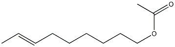 Acetic acid 7-nonenyl ester Struktur