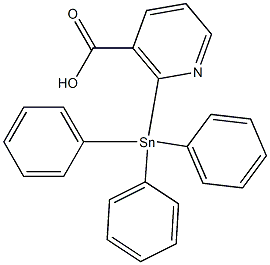 2-(Triphenylstannyl)nicotinic acid Struktur