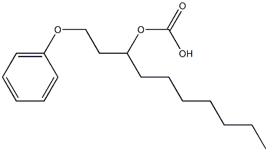 Carbonic acid 2-phenoxyethyloctyl ester Struktur