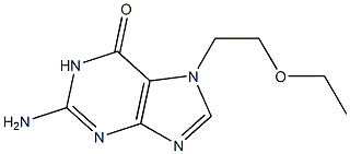 7-(2-Ethoxyethyl)guanine Struktur