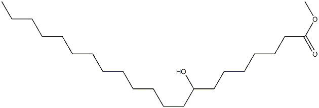 8-Hydroxyhenicosanoic acid methyl ester Struktur