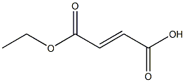 2-Butenedioic acid 1-ethyl ester Struktur