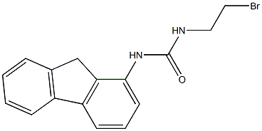 1-(2-Bromoethyl)-3-(9H-fluoren-1-yl)urea Struktur