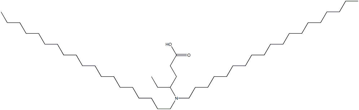 4-(Dinonadecylamino)hexanoic acid Struktur