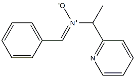 N-[1-(2-Pyridyl)ethyl]phenylmethanimine N-oxide Struktur