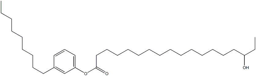 16-Hydroxystearic acid 3-nonylphenyl ester Struktur