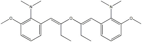 2-(Dimethylamino)ethyl[(E)-m-methoxystyryl] ether Struktur