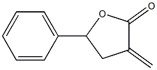 3-Methylene-5-phenyltetrahydrofuran-2-one Struktur