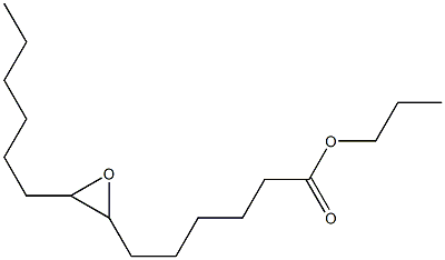 7,8-Epoxymyristic acid propyl ester Struktur