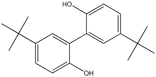 5,5'-Di-tert-butylbiphenyl-2,2'-diol Struktur