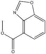 Benzoxazole-4-carboxylic acid methyl ester Struktur