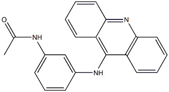 N-[3-(9-Acridinylamino)phenyl]acetamide Struktur