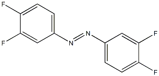 3,3',4,4'-Tetrafluoroazobenzene Struktur