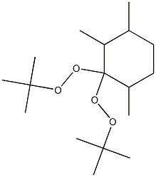 2,3,6-Trimethyl-1,1-bis(tert-butylperoxy)cyclohexane Struktur