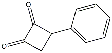 3-Phenylcyclobutane-1,2-dione Struktur