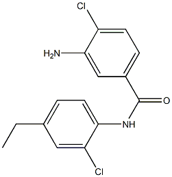 3-Amino-2',4-dichloro-4'-ethylbenzanilide Struktur