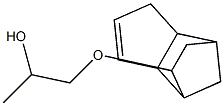 9-(2-Hydroxypropoxy)tricyclo[5.2.1.02,6]dec-3-ene Struktur