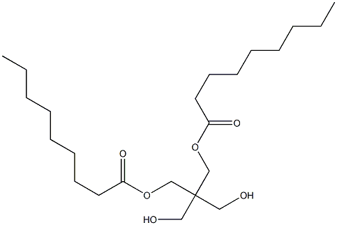 Dinonanoic acid 2,2-bis(hydroxymethyl)-1,3-propanediyl ester Struktur