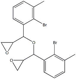 2-Bromo-3-methylphenylglycidyl ether Struktur