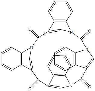 3,1'-[[[1,3'-Carbonylbis(1H-indole)]-3,1'-diyl]biscarbonyl][1,3'-carbonylbis(1H-indole)] Struktur