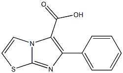 6-Phenylimidazo[2,1-b]thiazole-5-carboxylic acid Struktur