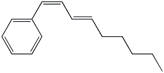 (1Z,3E)-1-Phenyl-1,3-nonadiene Struktur