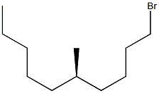 [R,(-)]-1-Bromo-5-methyldecane Struktur