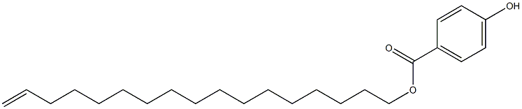 4-Hydroxybenzoic acid 16-heptadecenyl ester Struktur