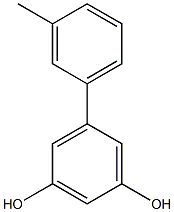 5-(3-Methylphenyl)benzene-1,3-diol Struktur