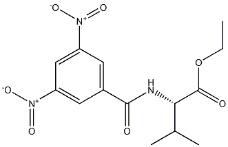 N-(3,5-Dinitrobenzoyl)valine ethyl ester Struktur