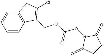 2-Chloro-1H-indene-3-methanol (2,5-dioxo-1-pyrrolidinyloxy)formate Struktur