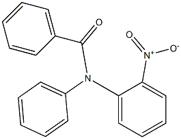 N-Phenyl-N-(2-nitrophenyl)benzamide Struktur