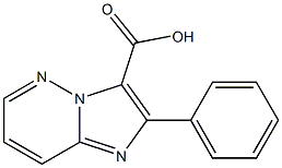 2-Phenylimidazo[1,2-b]pyridazine-3-carboxylic acid Struktur