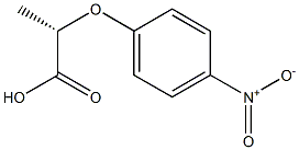 [S,(-)]-2-(p-Nitrophenoxy)propionic acid Struktur