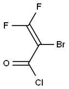 2-Bromo-3,3-difluoropropenoic acid chloride Struktur