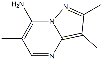 2,3,6-Trimethylpyrazolo[1,5-a]pyrimidin-7-amine Struktur